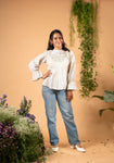 Ivory Lotus Top