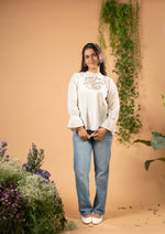 Ivory Lotus Top